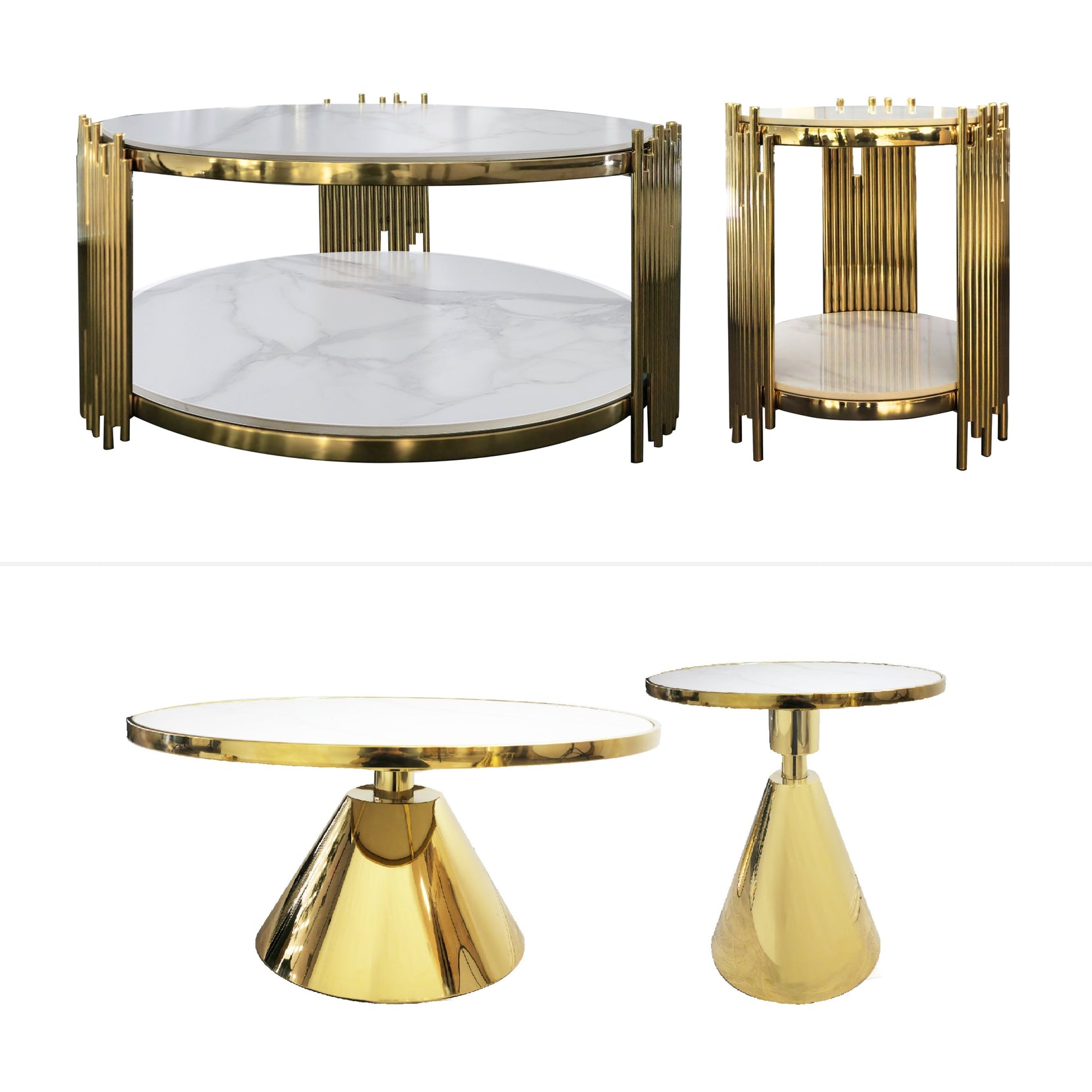 Buy Coffee Table Online Marble, Gold, Black Options Elegant Collections