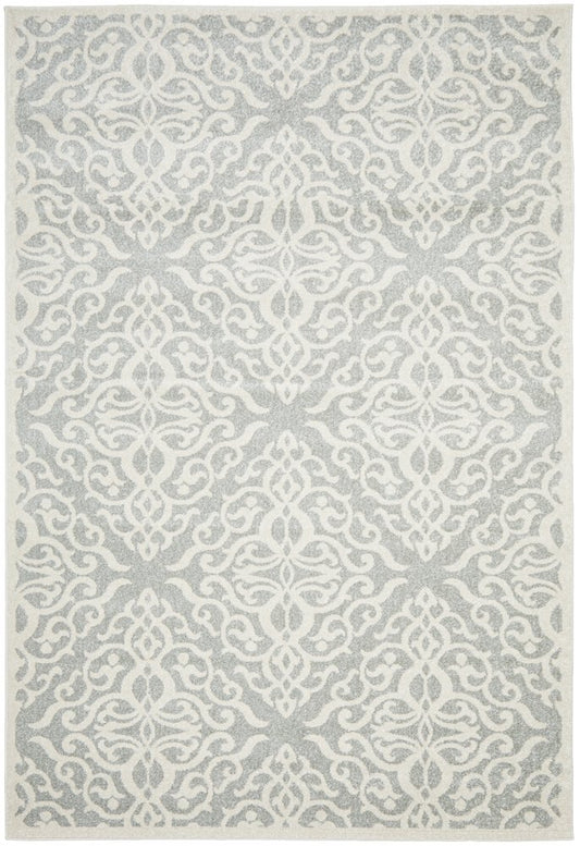 Chrome Lydia Silver Rug - 2 Sizes Available