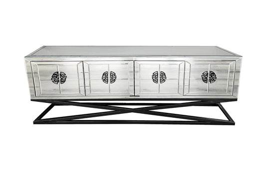 Athens Mirrored TV Unit Table