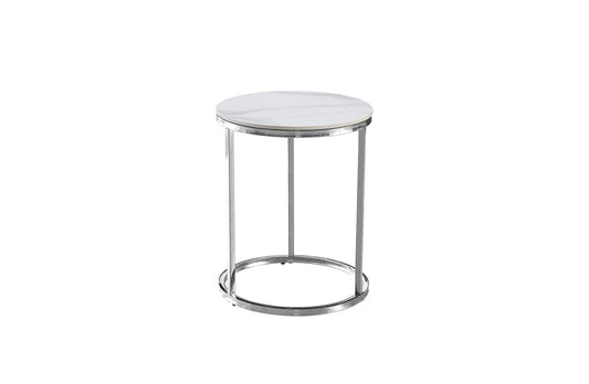 Layla Side Table - Silver