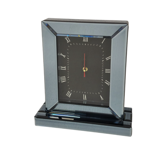 Mirrored Table Clock - 2 Colours Available
