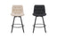 Emerson Vegan Leather Swivel Barstool - 2 Colors Available