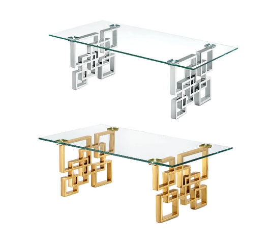 Royale Coffee Table & Side Table Collection - 2 Colours Available