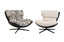 Enzo Swivel Arm Chair - 2 Colours Available