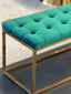 Holly Ottoman - Gold Frame - Elegant Collections 