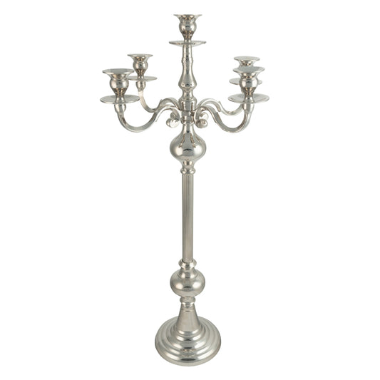Metal Tall Candelabra Decor - 2 Colours Available