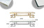 Alexa TV Unit with measurements 180cm length, 40cm width, 45cm height in gold and silver.