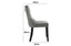 Set of 2 - Alsea Velvet & Rubberwood Dining Chairs Upholstered Tufted Stud Trim and Ring