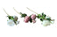 Artificial 3 Stem Roses 60cm – Single or Set of 2 – 3 Colours Available