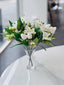 Artificial Lily/Tulip Bunch 36cm – White