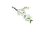 Realistic white artificial cherry blossom stem bringing timeless beauty to any floral arrangement.