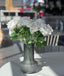 Green Hammer Glass Vase - 25cm