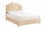 beige velvet bed with gold frame luxury modern bed