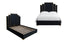 Aura Velvet Bed with Gold Frame - 2 Colours Available