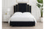 Aura Velvet Bed with Gold Frame - 2 Colours Available