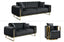 AVA Velvet Sofa Bed Lounge Suite – 3 Colours