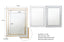 Beaded framed mirror small size with gold, silver and black frame finish options, product details.