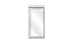 Chic silver medium beaded mirror tray – refined home style.
