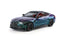 Purple BMW M4 diecast car with gradient finish and sporty styling.