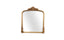 Catherine Gold Lux small ornate mirror with antique gold finish and intricate carved detailing.