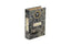 Medium decorative faux book box in black and gold with luxury designer inspired artwork and storage.