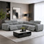 Cleo Boucle Electric Modular Lounge Set - 2 Colours Available