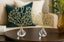 Decorative crystal gold tree set on a table with a blurred background