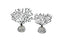 Crystal Tree Table Décor - 2 Colours Available