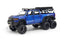 Blue RAM TRX 6x6 diecast truck with rugged wheels and off-road styling.