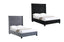Ella King/Queen Size Winged Bed 180cm Tall - 2 Colours Available