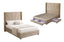 Elwood Velvet Bed with Storage Drawers - Champagne