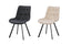 Set of 2 - Emerson Vegan Leather Swivel Dining Chair - 2 Colours Available