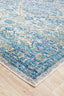 Close-up of Evoke 263 Silver Rug corner showing detailed pattern and texture