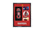 Ferrari Inspired Brick Built Wall Art – Racing Car Model In Frame