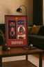 Ferrari Inspired Brick Built Wall Art – Racing Car Model In Frame