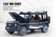 Mercedes G700 diecast car with open doors hood and detailed interior