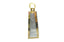 large gold pyramid lantern glass metal candle holder