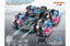 GroundX sideways stunt car with LED wheels performing spins with remote control included.