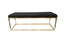 Holly Ottoman Gold Frame - 6 Colours Available