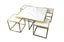 Jamie Square Set of 5 Piece Coffee Table and Side Tables