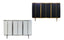 Kingsley sideboard buffet table in black and gold with storage — luxe modern furniture for dining and lounge