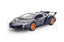 Grey Lamborghini Veneno diecast model with gold wheels and aerodynamic styling.