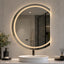 Arch LED Frameless Mirror - Small