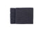 Levi Throw Rug Blanket in dark grey, neatly folded with soft fringe detailing.