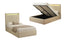 Clyde PU Leather Gas Lift Bed - Beige