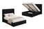 Hilton Velvet Gas Lift Bed - Black