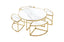 Lotus Round Set of 5 Piece Coffee Table and Side Tables