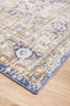 Corner view of Mayfair Hugo Ocean Rug highlighting border design