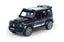 Black Mercedes G700 diecast toy car with premium realistic styling