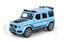 Blue Mercedes G700 diecast toy car with realistic design and details